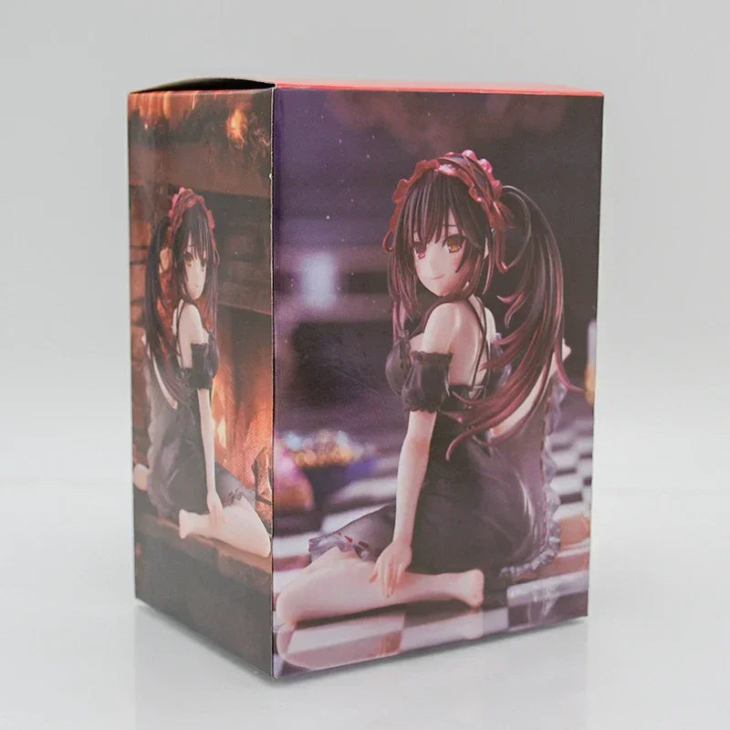 24cm KDcolle Date A Live Kurumi Tokisaki Anime Girl Figure Date A Bullet Yatogami Tohka Action Figure Adult Sexy Model Doll Toys