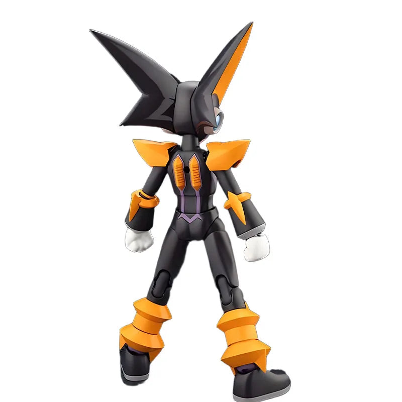 KOTOBUKIYA Original MODEL KIT MEGAMAN BATTLE NETWORK BASS.EXE 148mm Anime Action Figure Assembly Model Toys Model Gifts for Boys