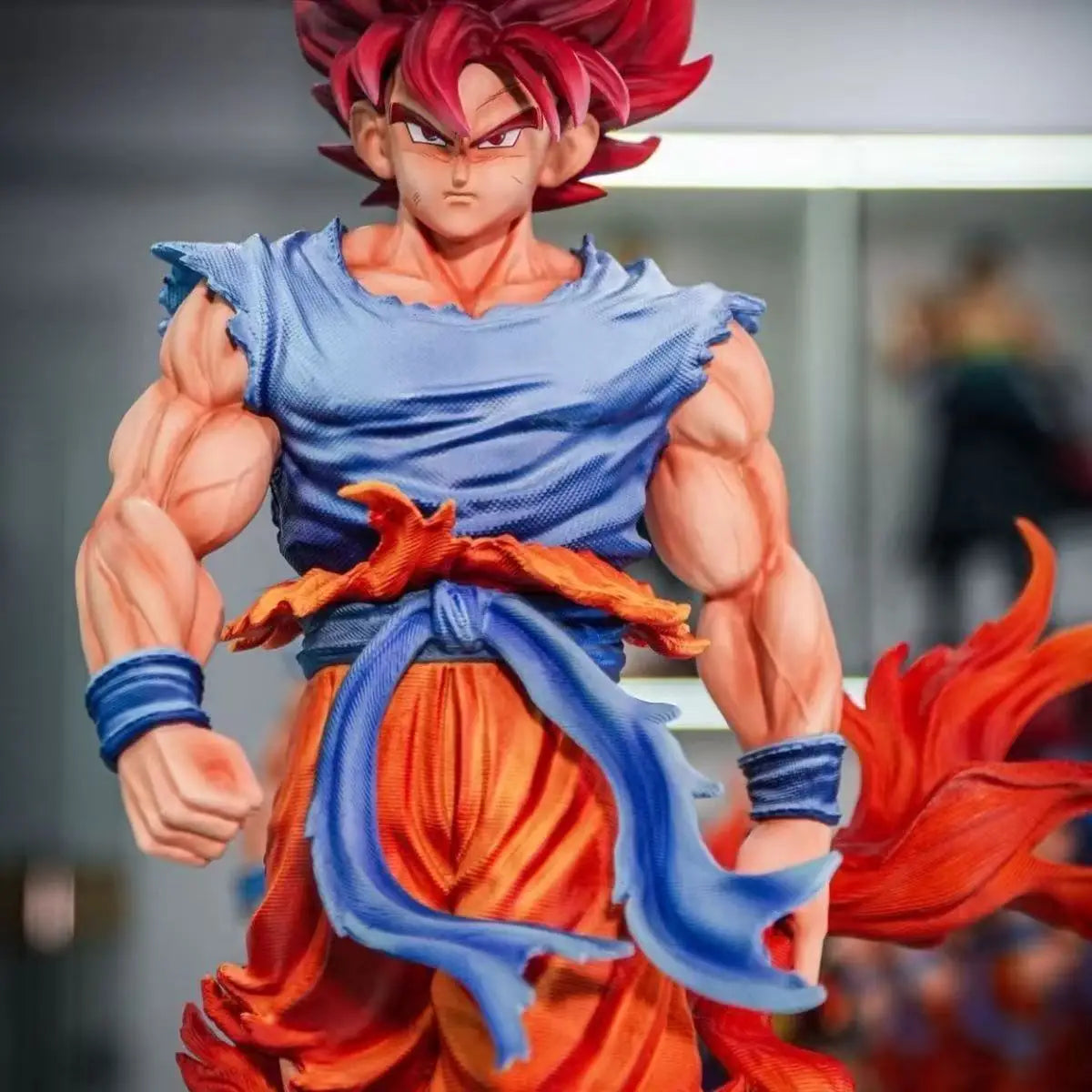 Jt Statue Dragon Ball Z Son Goku Figure Goku Blue Jt Led Base Super Saiyan Action Figures Collection Model Toys Gift