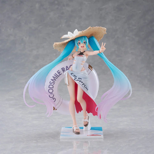 100% Original in Stock FuRyu Tenitol Vocaloid Hatsune Miku Racing Miku 2024 Tropical Ver. Anime Figure Action Figure Collection