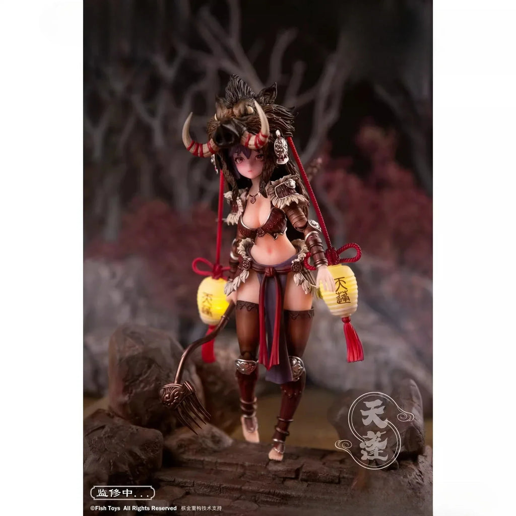 【In Stock】 Fish Toys 1/9 Scale Mobile Suit Girl Journey To The West Of Bliss Tianpeng Weapon Full Set 22cm Action Figures Model