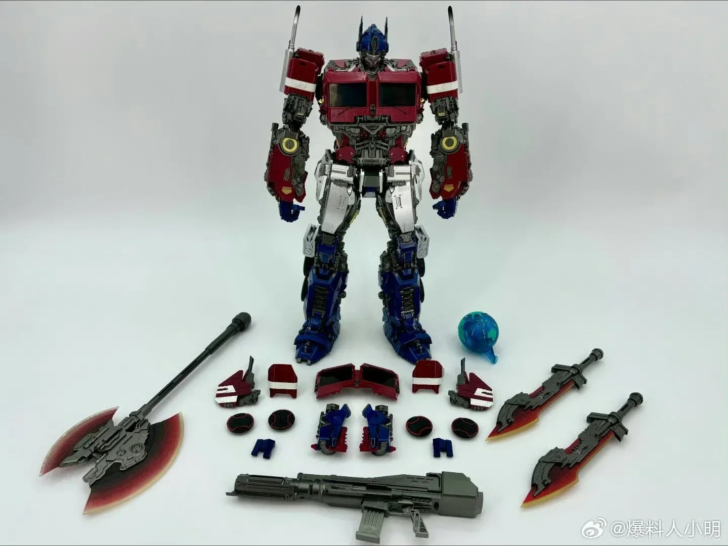Transformation Toy MD-001 KO DLX 3A External Transmission Movable Alloy Finished Product with Accessories Package