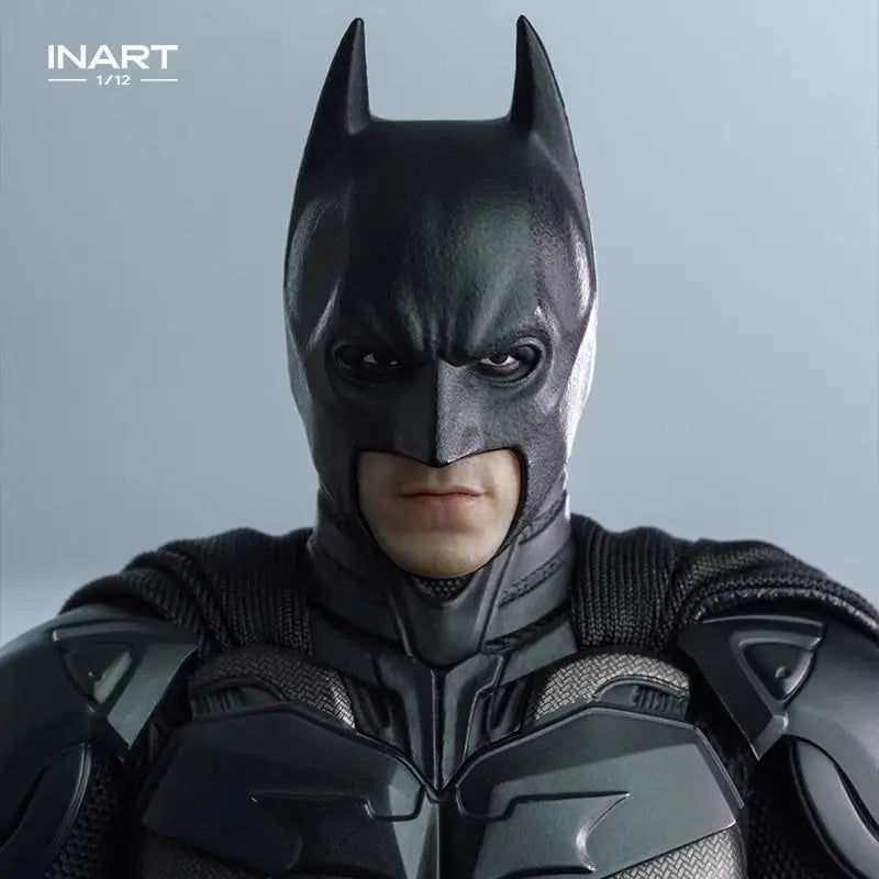 Inart 1/12 Studio New Batman Figure Men Soldier Batman Christian Bale The Dark Knight Rises Eternal Fight Hero Action Figure Toy