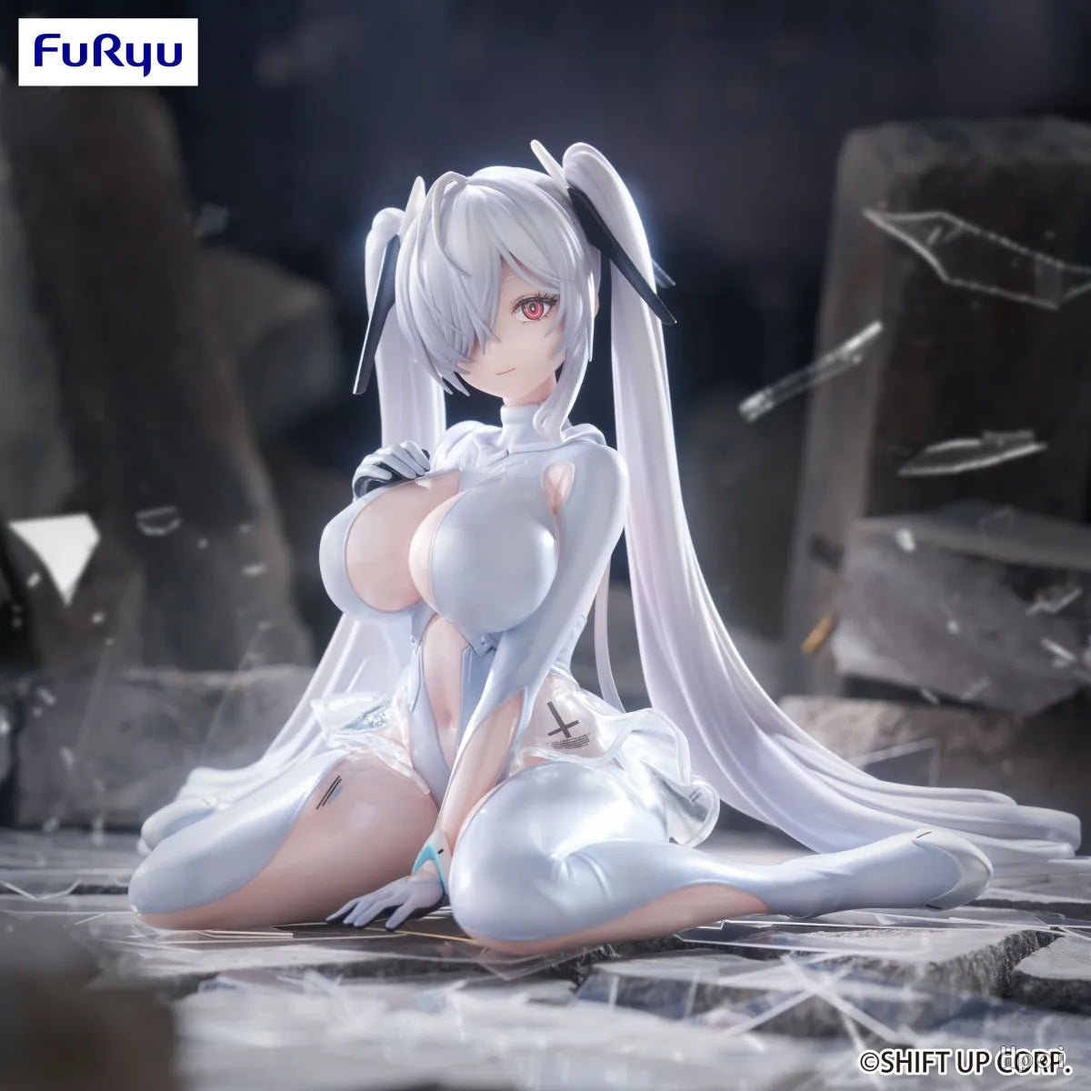 Original Genuine FuRyu Prepainted Noodle Stopper Figure Goddess of Victory: Nikke Cinderella Game Character Figure Decoration
