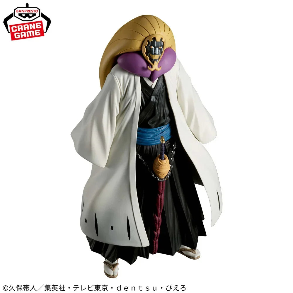 In Stock Original BANPRESTO SOLID AND SOULS BLEACH: Thousand-Year Blood War Mayuri Kurotsuchi Figure Anime Model Genuine Toy