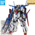 Bandai Original MG Master Grade Series MG196 MSZ-010 ZZ Gundam Ver.KA Anime Action Assembly Figures Model Toys Collectible Model