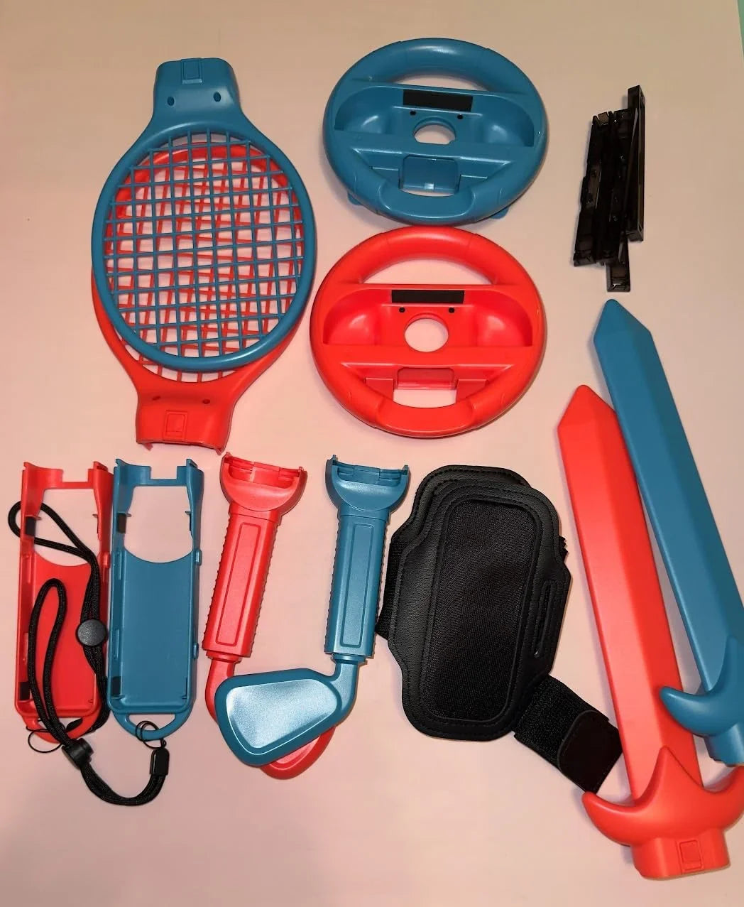10-in-1 Family Pack with Tennis Rackets Adjustable Golf Clubs Swords for Nintendo Switch2 For Switch 2 Sports Accessories Bundle