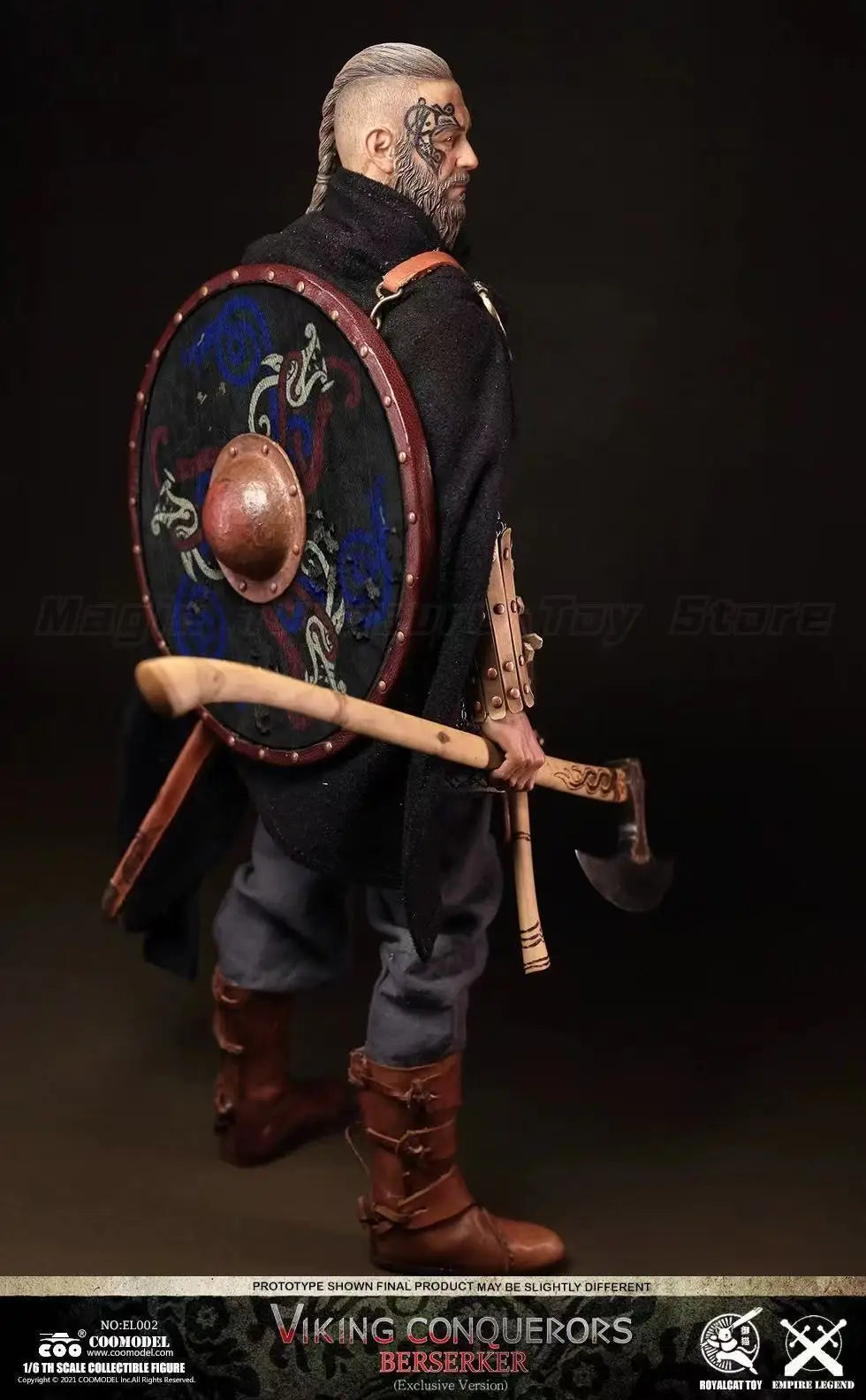 【In Stock】Original COOMODEL SERIES OF EMPIRES NO EL002 VIKING CONQUERORS BERSERKER 1/6 Action Figure Ornament Gift