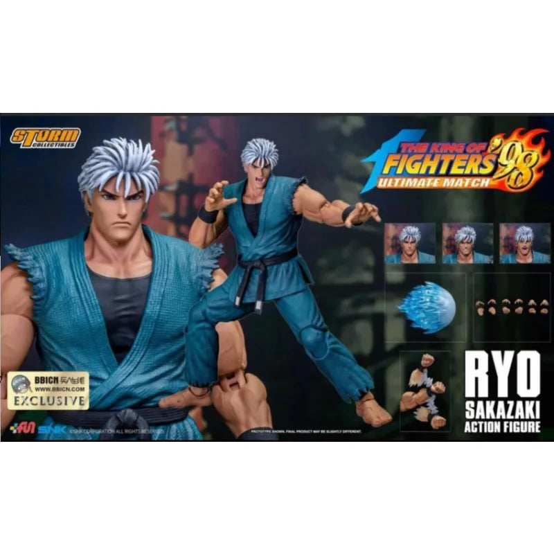 New Storm Toys Original 1/12 KOF King of Fighters 98 Ryo Sakazaki Game Mobile Doll Model Handmade Toy Gift Collection in Stock