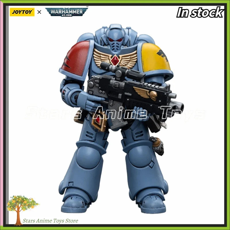 Original JOYTOY 1/18 Action Figure Warhammer 40000 Space Wolves Intercessors Model Collection Gift Toy