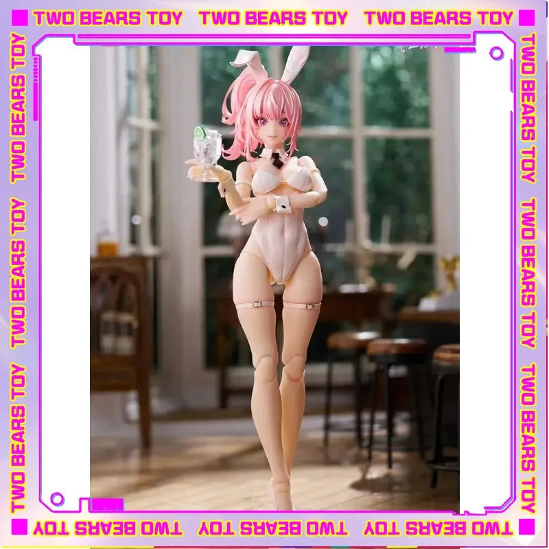 In Stock Snail Shell 1/12 Scale Lovely Rabbit Girl Aileen Pink Vehicle Female Warrior Full Set 6in Action Figures Toys Gifts