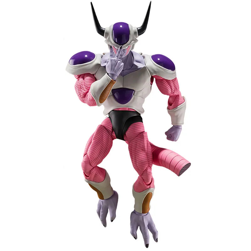 Bandai Genuine S.H.Figuarts Anime FigureDragon Ball Z Frieza Second Form & Frieza Third Form Action Figure Toys for Boys Kids