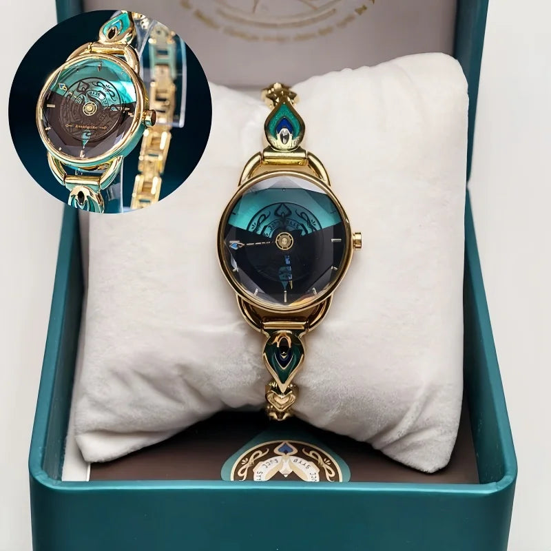 Genuine Game Honkai Star Rail Aventurine Wrist Watch Sand Gold Theme Wrist Watch Cosplay Accessory Figure Collection Decor Gifts