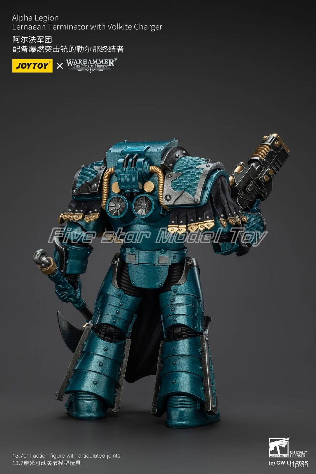 【FS】JOYTOY Warhammer 40K Alpha Legion Lernaean Terminator 1/18 Action Figures Models Toys Gifts Collection