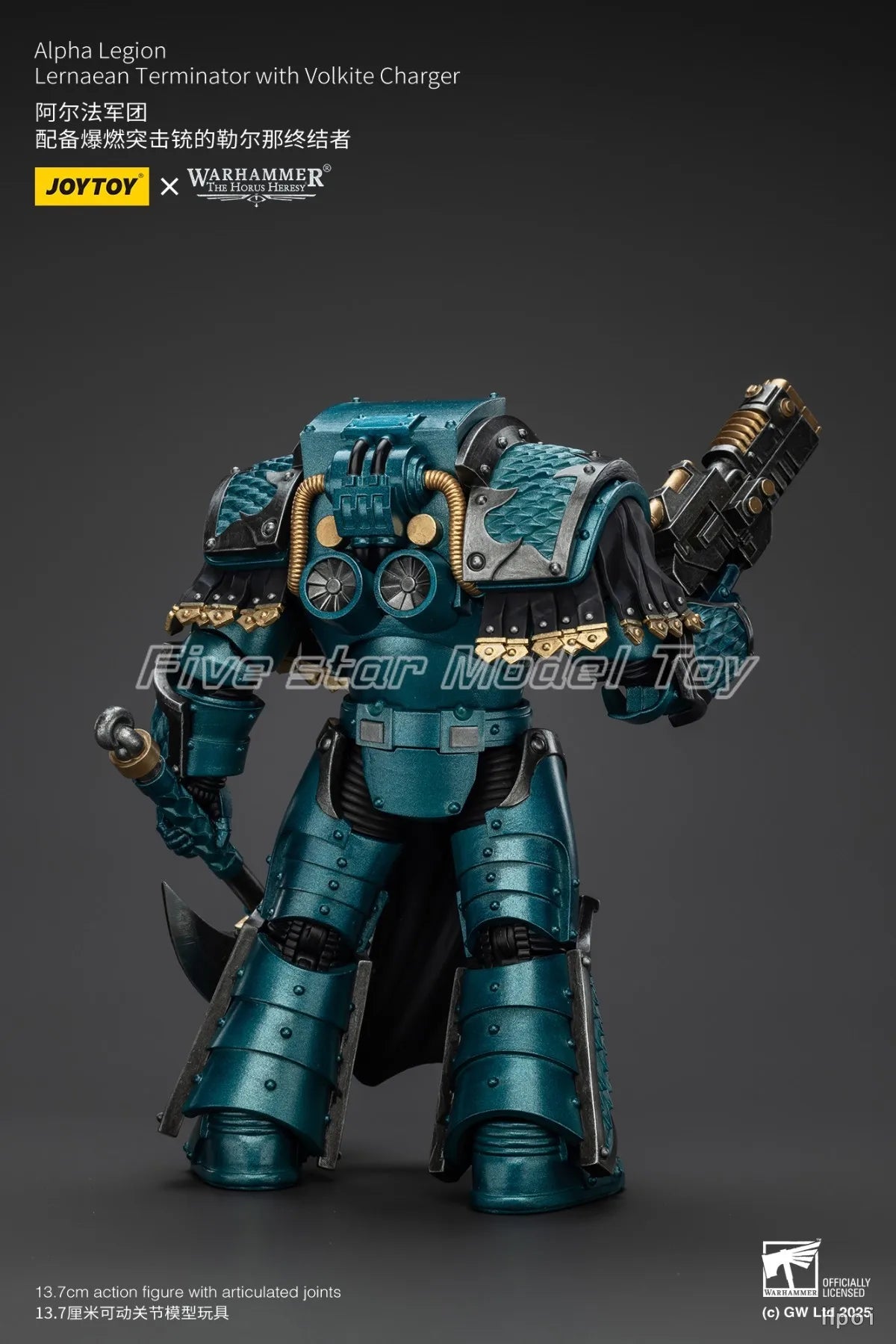 【FS】JOYTOY Warhammer 40K Alpha Legion Lernaean Terminator 1/18 Action Figures Models Toys Gifts Collection