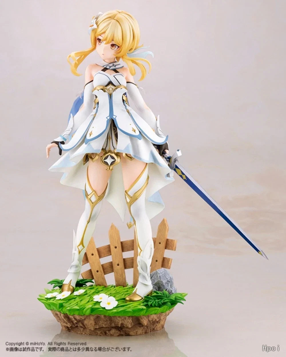 26CM Anime Game Genshin Impact Traveler Lumine Figure Cute Standing Posture Model Toys Gifts Collection Decoration Ornaments PVC