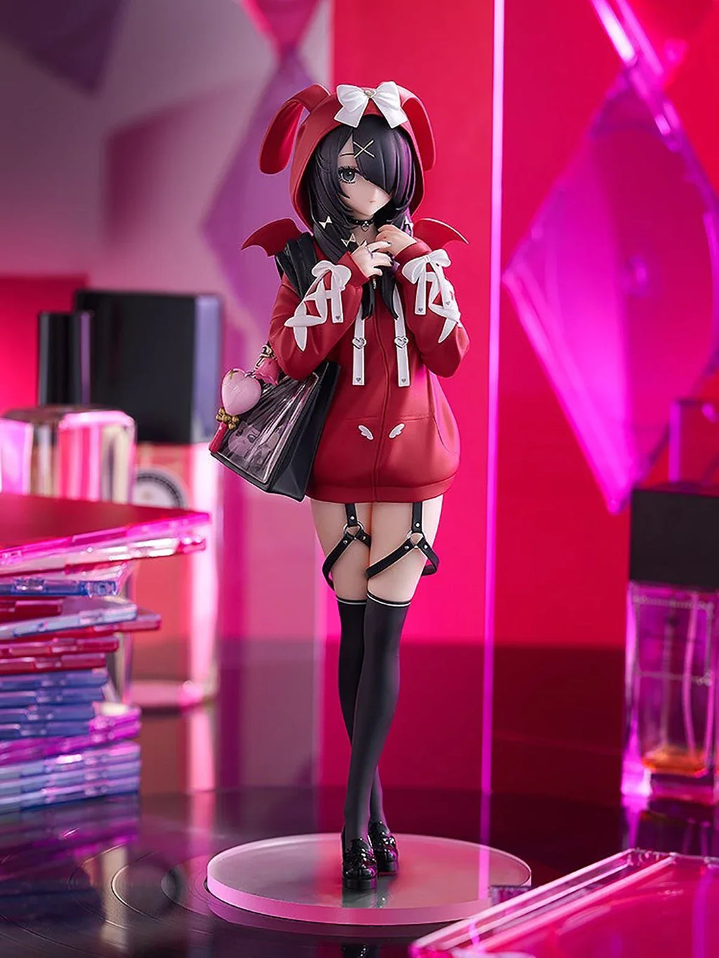 Original Genuine Good Smile Company Prepainted Pop Up Parade Needy Girl Overdose Ame-chan L H=220mm Model Figure Decoration Gift