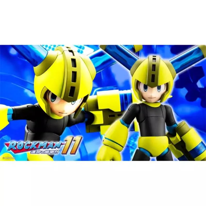 KOTOBUKIYA Original Anime Figure ROCKMAN 11 MEGA MAN SCRAMBLE THUNDER Ver. Action Figure Toys for Kids Gift Collectible Model