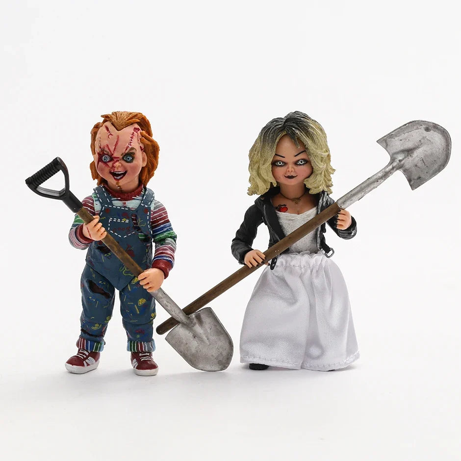 NECA Ultimate Bride of Chucky & Tiffany 7" Horror Action Figure 2-Pack