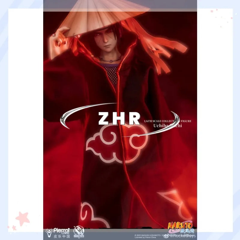 In Stock RocketToys Naruto ROC-003 Wind 1/6 Uchiha Itachi Animation Character Model Action Figure Toy Collection Gift
