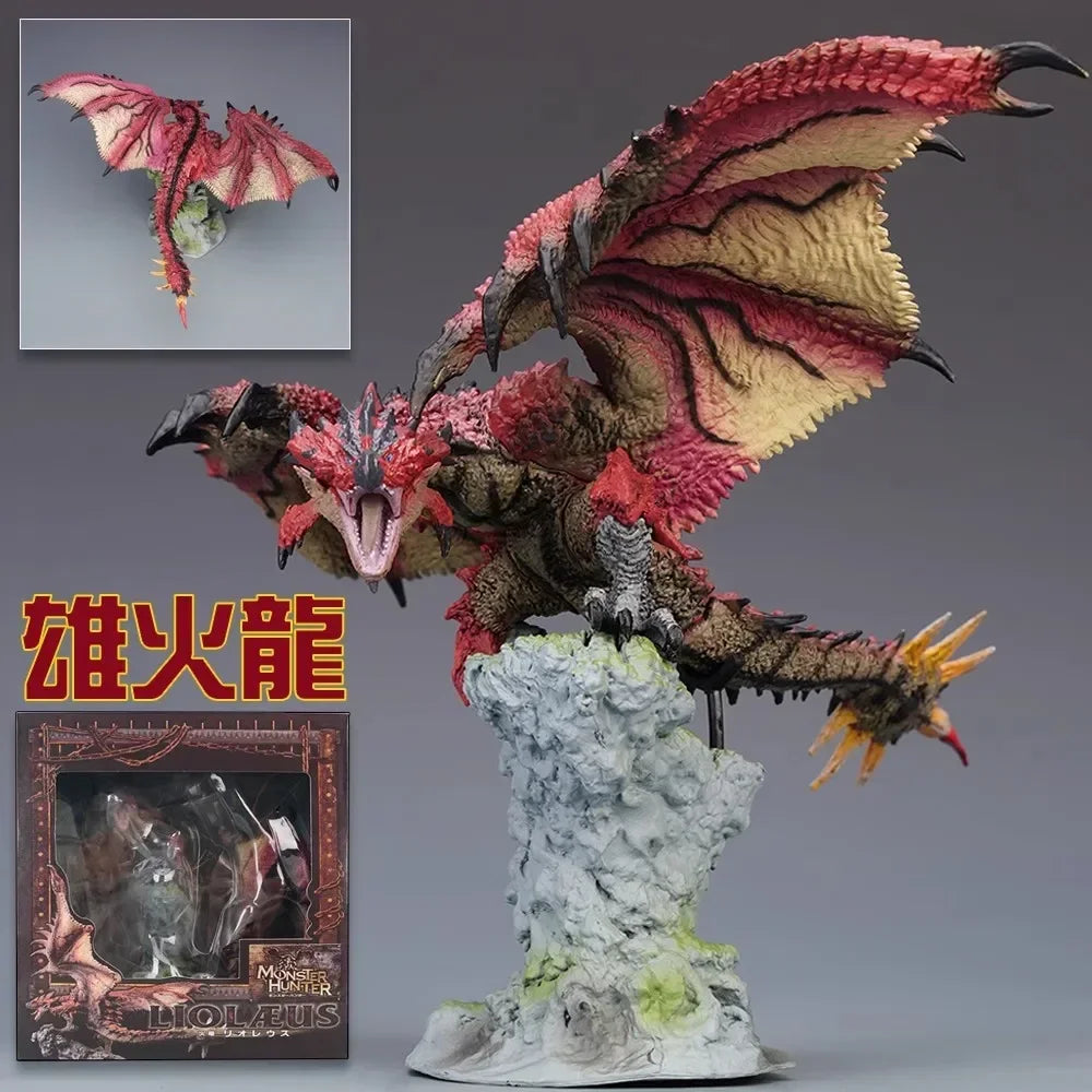CFB Monster Hunter 4 Gore Magala Anime Figure Capcom Figure Builder Creator's Model Black Eclipse Wyvern Action Figure Doll Toys