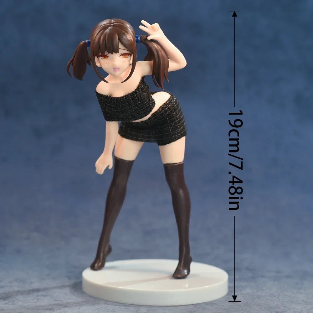 Aixlan Hentail Figure Yuririn 14cm Sexy Handstand PVC Action Figure Matte Paint Adult Anime Girl Statue Collectible Figurine