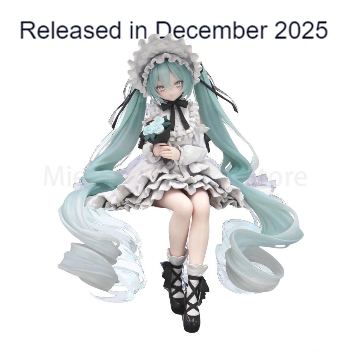 Original Genuine FuRyu Prepainted Noodle Stopper Figure Piapro Characters Hatsune Miku Vintage Doll H=150mm Garage Kit Model