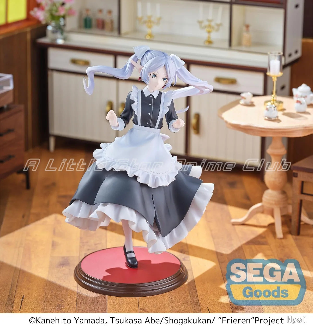 In Stock Original SEGA Luminasta Frieren:Beyond Journey's End Maid Outfit Animation Figures Model Collection Ornaments Toys