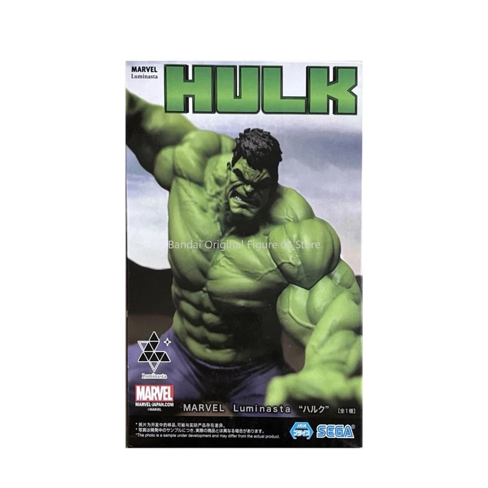 Original SEGA Luminasta Robert Bruce Banner Amazing Hulk Anime Figure Toys PVC Model Collection Action Figurine Doll Gift