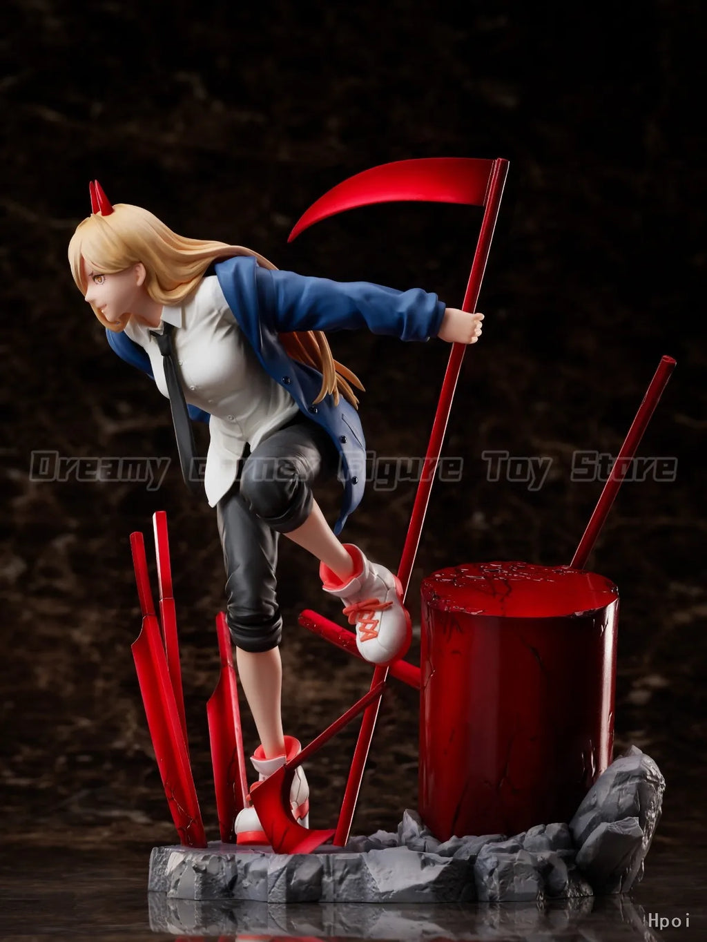 【In Stock】Original F:NEX MAPPA CHAINSAW MAN POWER 1/7 Scale Figure Model Collection Toy