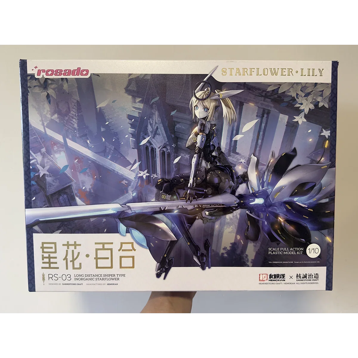 In Stock Original Genuine Hemoxian Model Kits STARFLOWER·LILY MK3 1/10 Plastic Assembly Action Model Suite Mecha Girl Toy Gift