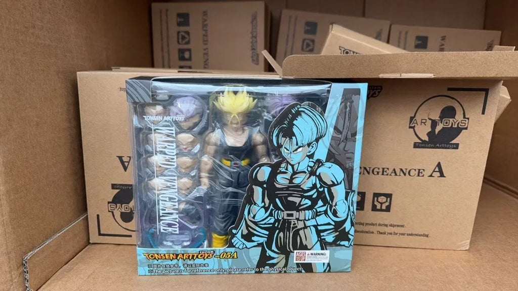 In Stock Tonsenarttoys Tonsen Arttoys Kamione Super Saiyan SSJ SSJ2 Trunks 05a 05b Dragon Ball Z Action Figures Model Toys Gifts