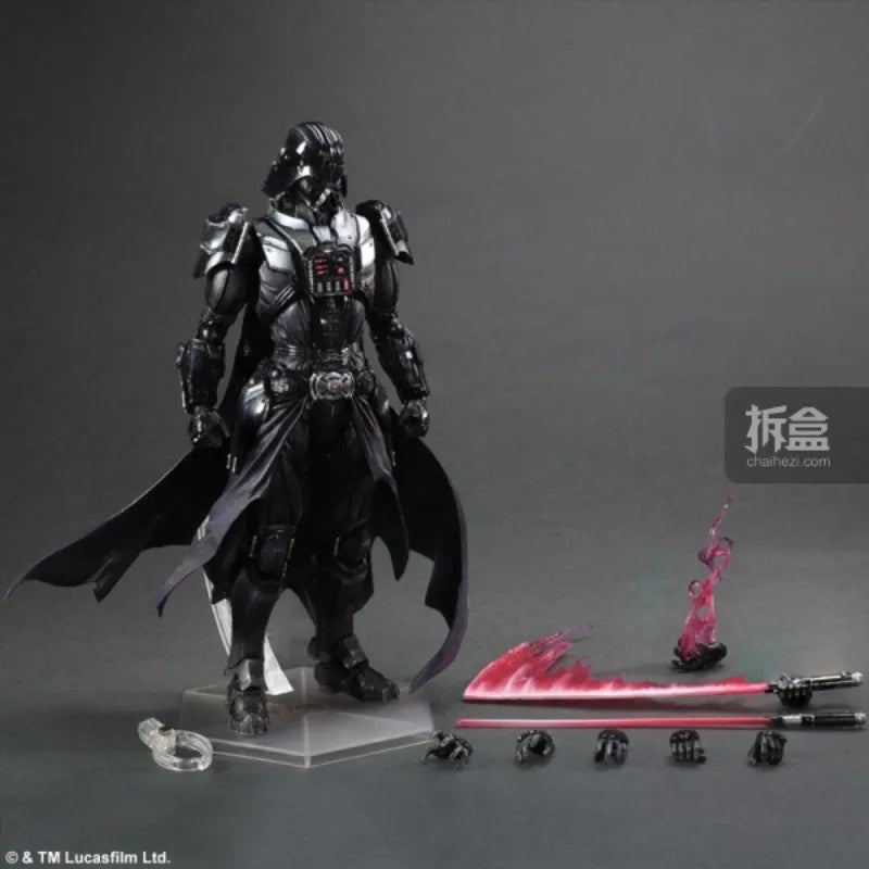 SQUAREENIX Original PLAY ARTS Modified Star Wars Series Darth Vader\Boba Fett Anime Action Figure Model Toys Gifts Fo Boys