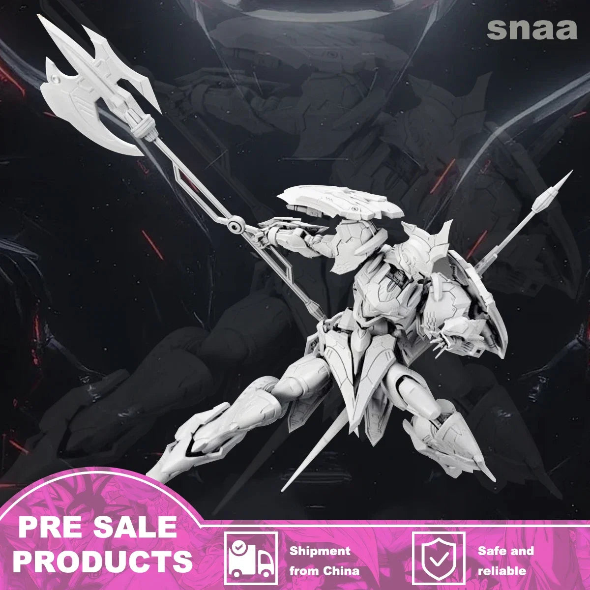 2026 Snaa Hg 1/144 Sc-008 Soul Spear-Lamorak Deluxe Edition Original Model Kit The Round Table Knights Action Figure Toy Gifts