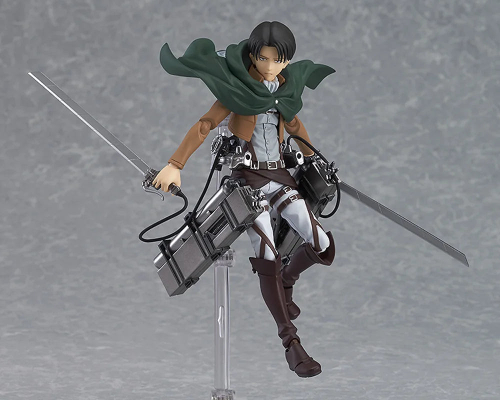 MF Original:Attack On Titan Erwin Smith Levi Eren Mikasa figma PVC Action Figure Anime Figure Model Toys Collection Doll Gift