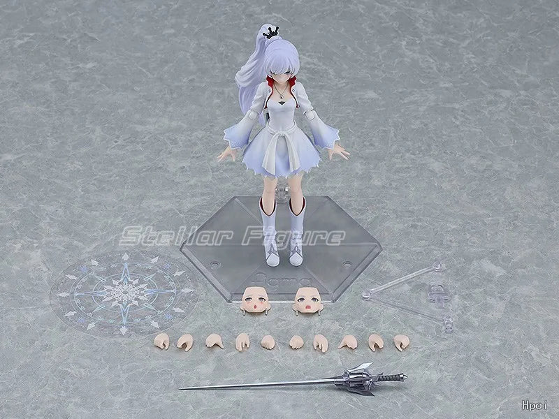 【SF】In Stock Original Max Factory Figma599 RWBY Weiss Schnee Figures Model Anime Collection