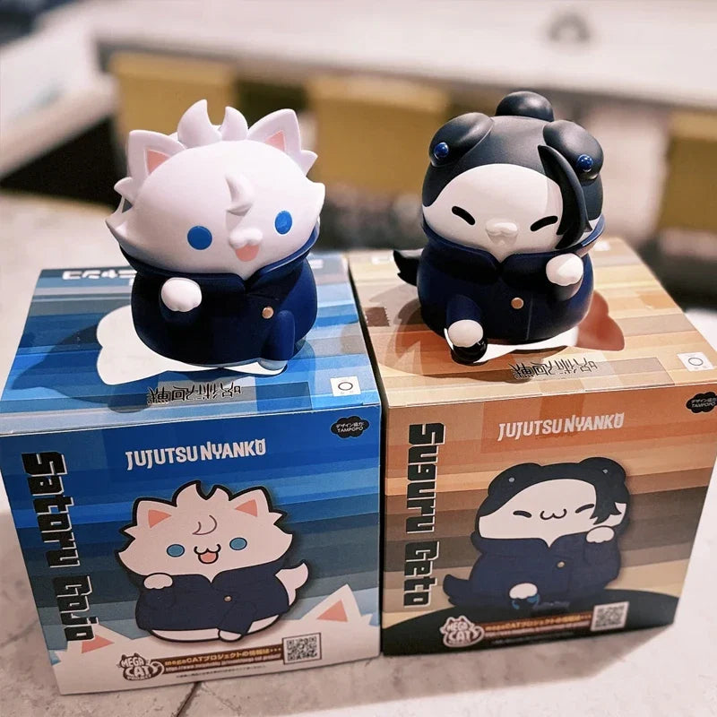 In Stock Genuine Bandai Megahouse Mh Jujutsu Kaisen Fushiguro Toji Satoru Gojo Geto Suguru Mega Cat Project Q Version Model Toy