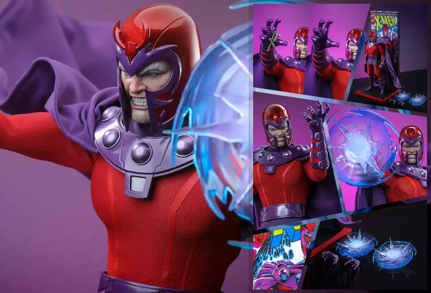 Genuine HOTTOYS HONŌ STUDIO HS02 Manga X-Men Magneto 1/6 Male Soldier Full Set Model 12'' Action Figure Collectible Customized