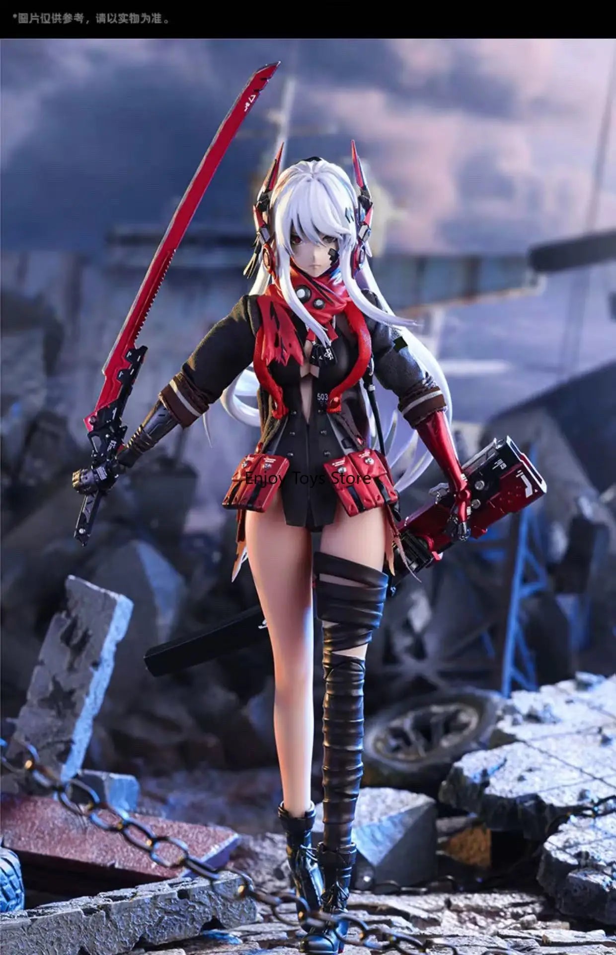 In Stock Now Nuclear Gold Reconstruction Battle with Double Pamish Lucia Crimson Abyss Figure Model Toys