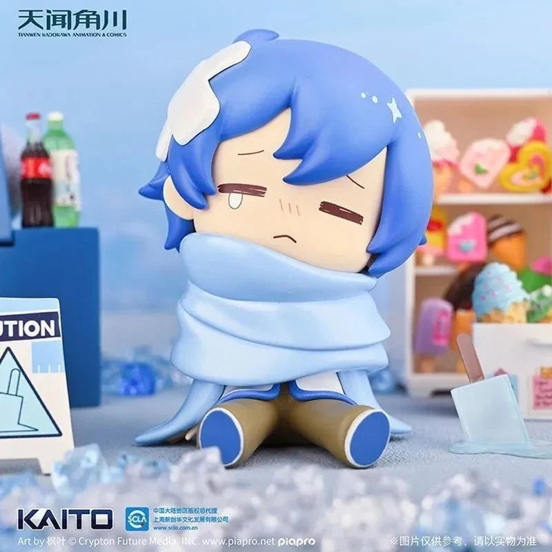 Hatsune Miku Animation Game Peripheral Toys Fall Over Q-Version Anime Figures Action Model Collection Kaito Meiko Lin Len Luka