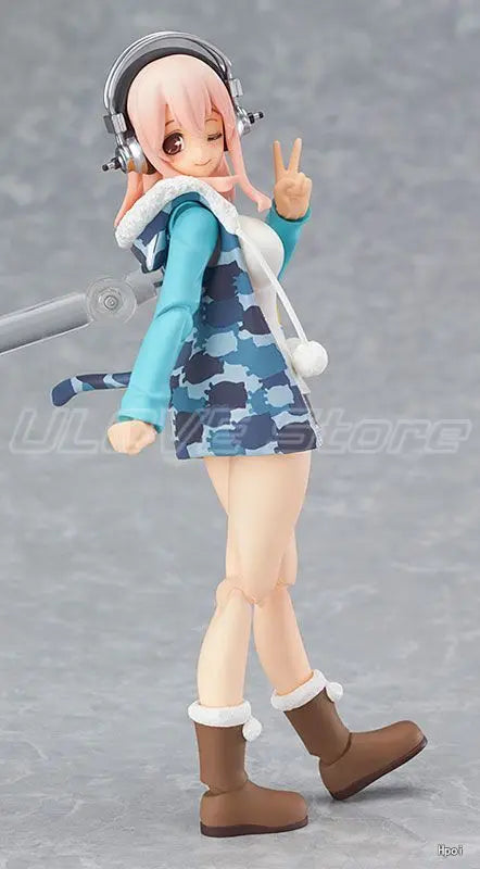 Original Max Factory Figma SUPER SONICO Action Figure Model