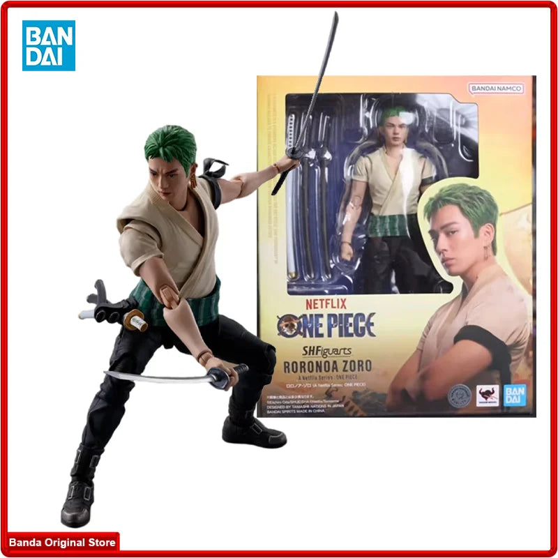 100% In Stock Original Bandai S.H.Figuarts SHF Monkey D. Luffy One Piece Roronoa Zoro Anime Collection Action Figures Model Toys