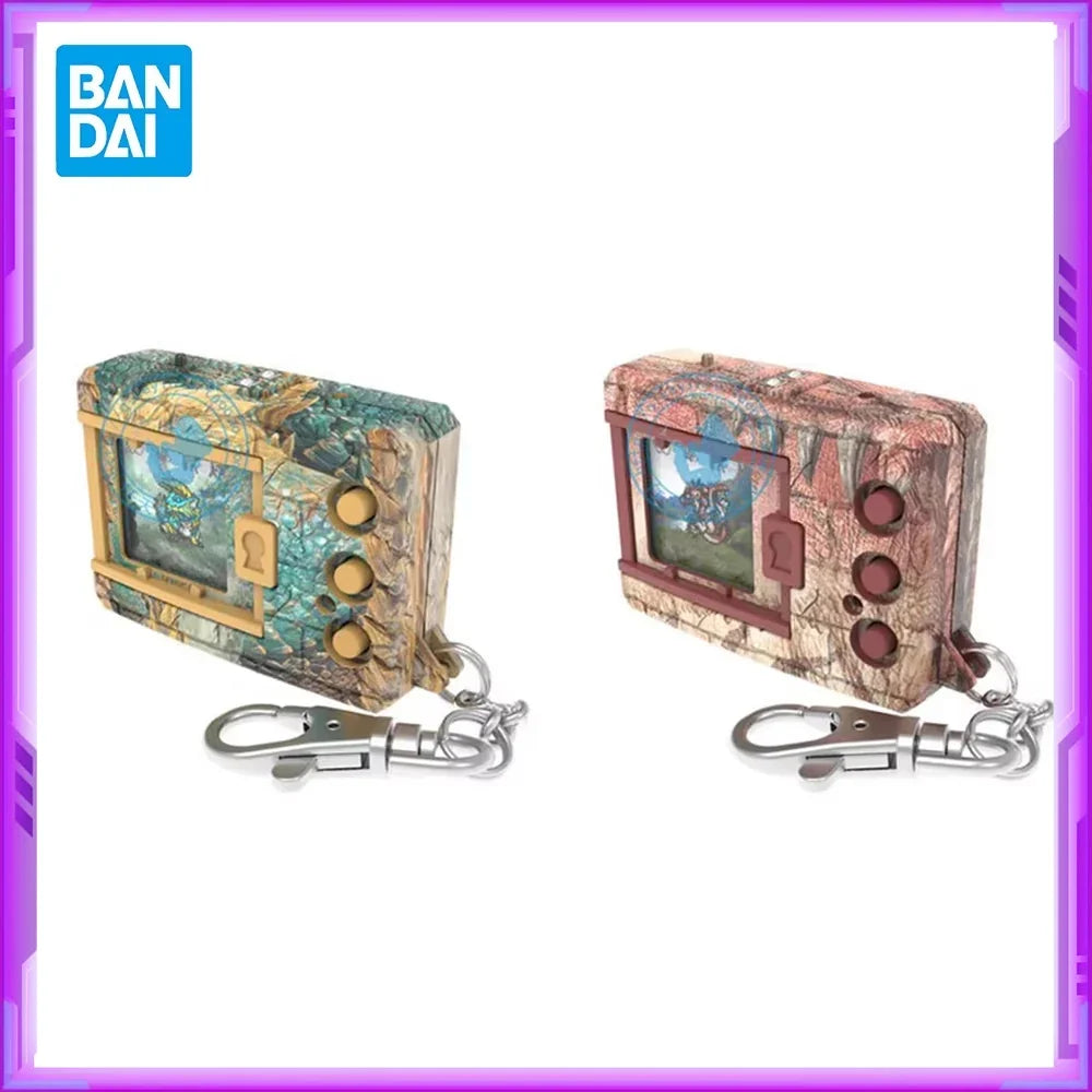 Original BANDAI Monster Hunter Digimon Monster Digivice Fire Dragon Zinoge 20th Limited Edition Anime Action Figures Toys