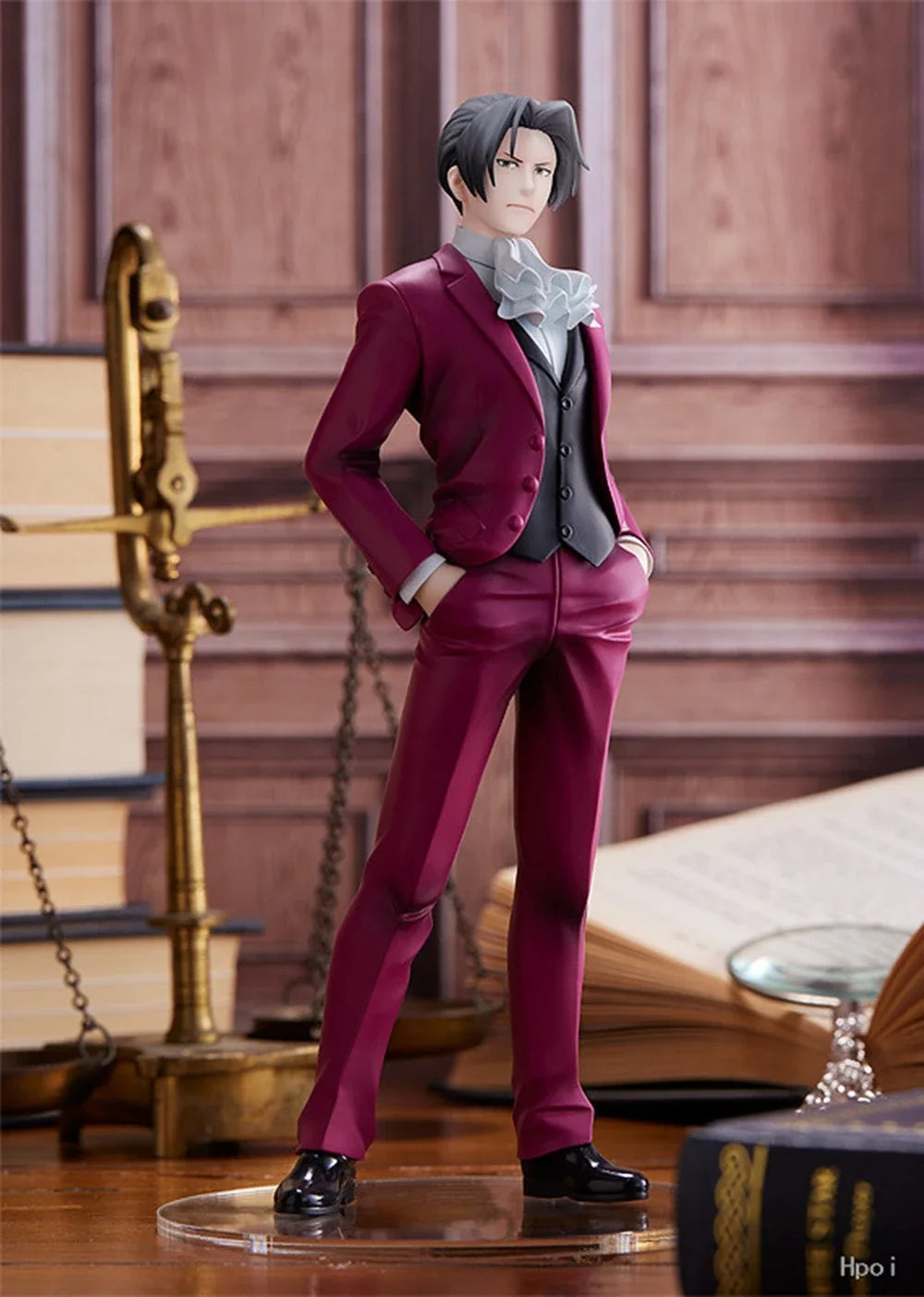 17Cm Anime Ace Attorney Miles Edgeworth Figure Standing Postu Ornaments Human Collection Of  Doll Decorations Toys Gifts PVC