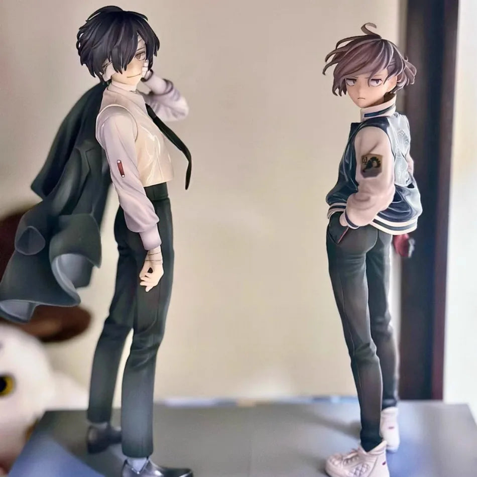 22cm bungou dogs vagrants anime figure youth dazai osamu action figure nakahara chuuya statuette pvc collection model doll toys