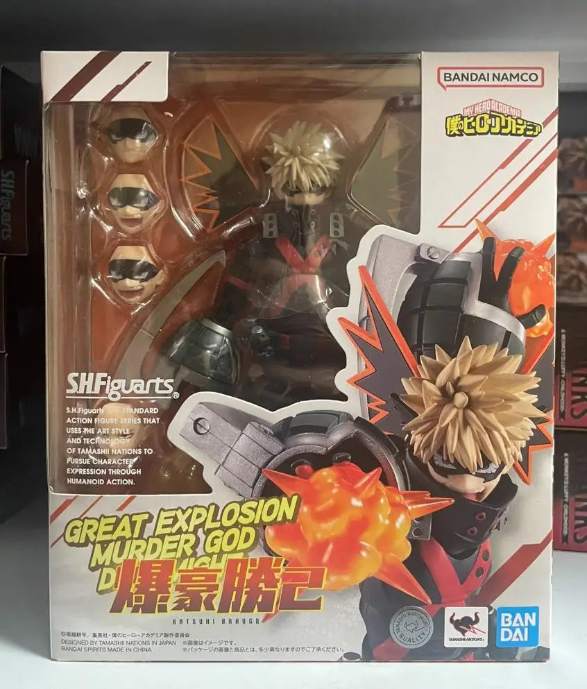 Bandai Officially Licensed S.H.Figuarts My Hero Academia KATSUKI BAKUGO   Figure Highly Detailed Collectible Model Toy Gift