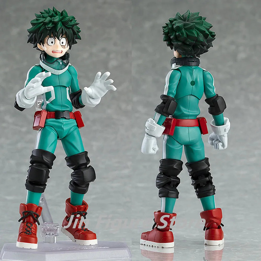 15cm Anime My Hero Academia Figure Midoriya Izuku Action Figure Figma 323 Pbv Model Deku Statue Collectible Desk Ornaments Toy