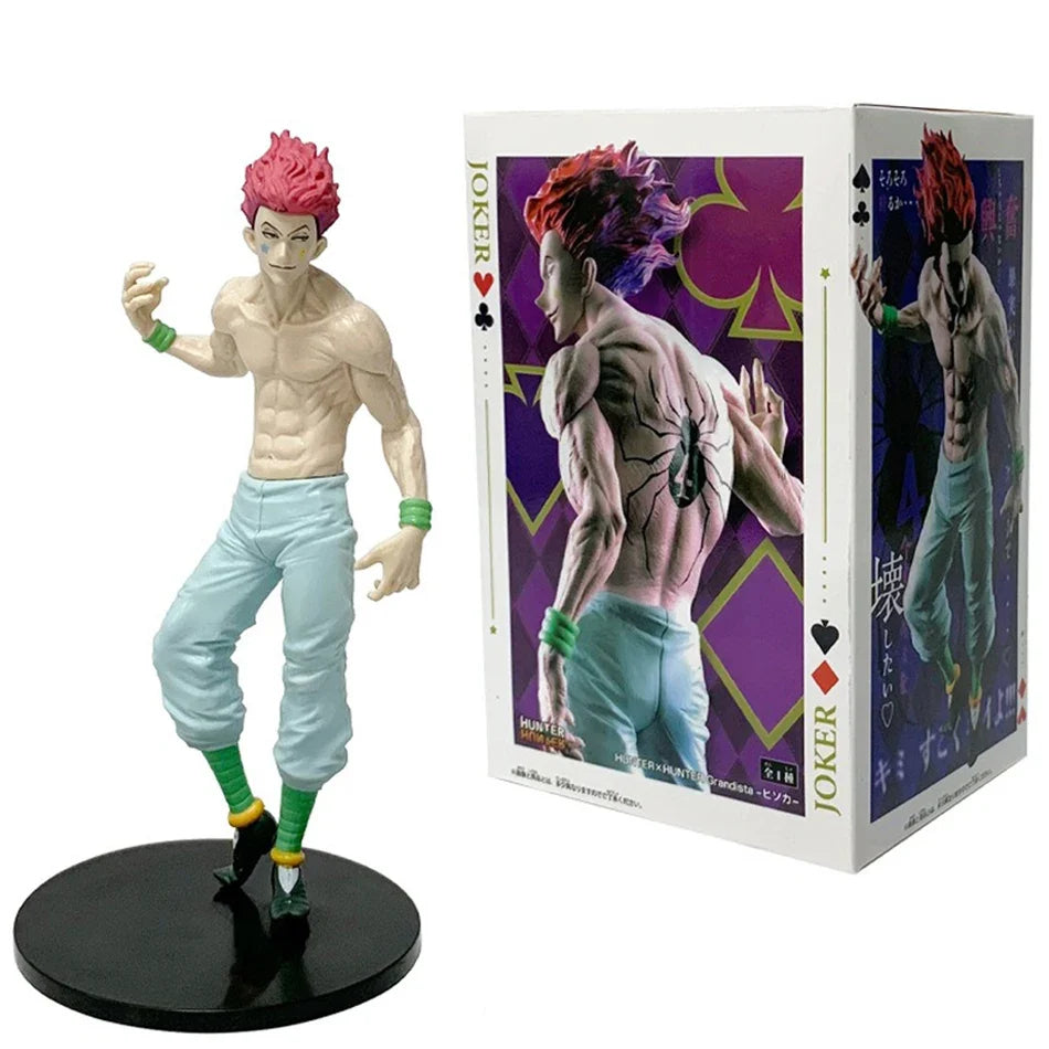 In Stock Hunter Hunter Grandista Hisoka Anime Action Figure Toys For Boys Girls Kids Children Birthday Gift ﻿