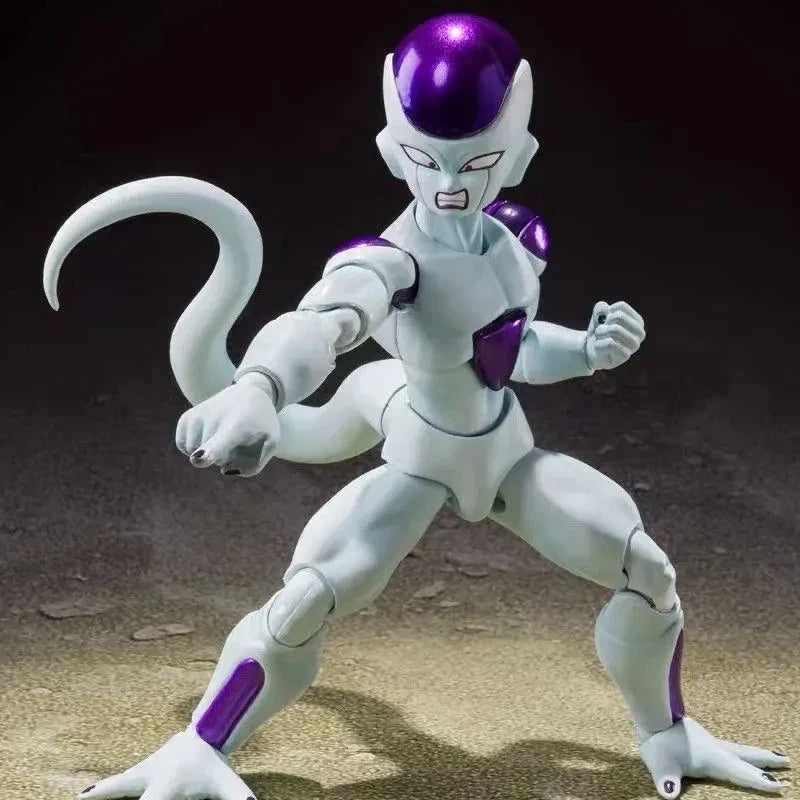 Dragon Ball Anime Figure Frieza Action Figure The Fourth Form Shf Frieza Figurine Pvc Collection Statue Model Ornament Toys Gift
