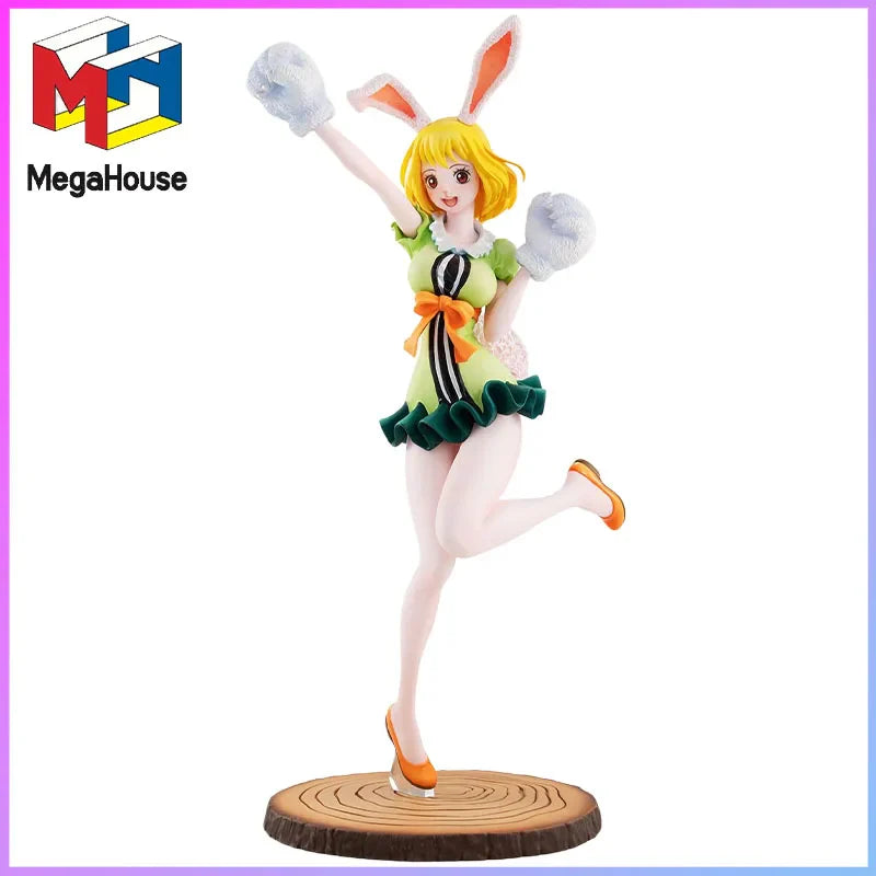 MEGAHOUSE Portrait.Of.Pirates ONE PIECE Limited Edition Carrot PVC Pre-Painted Figure with Interchangeable Parts original Kawaii